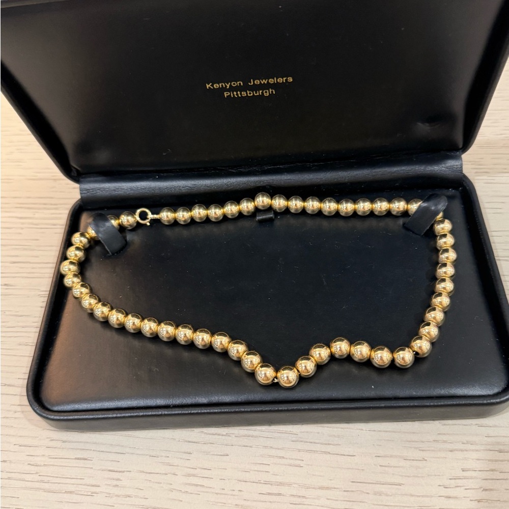 Gold Beaded Necklace
